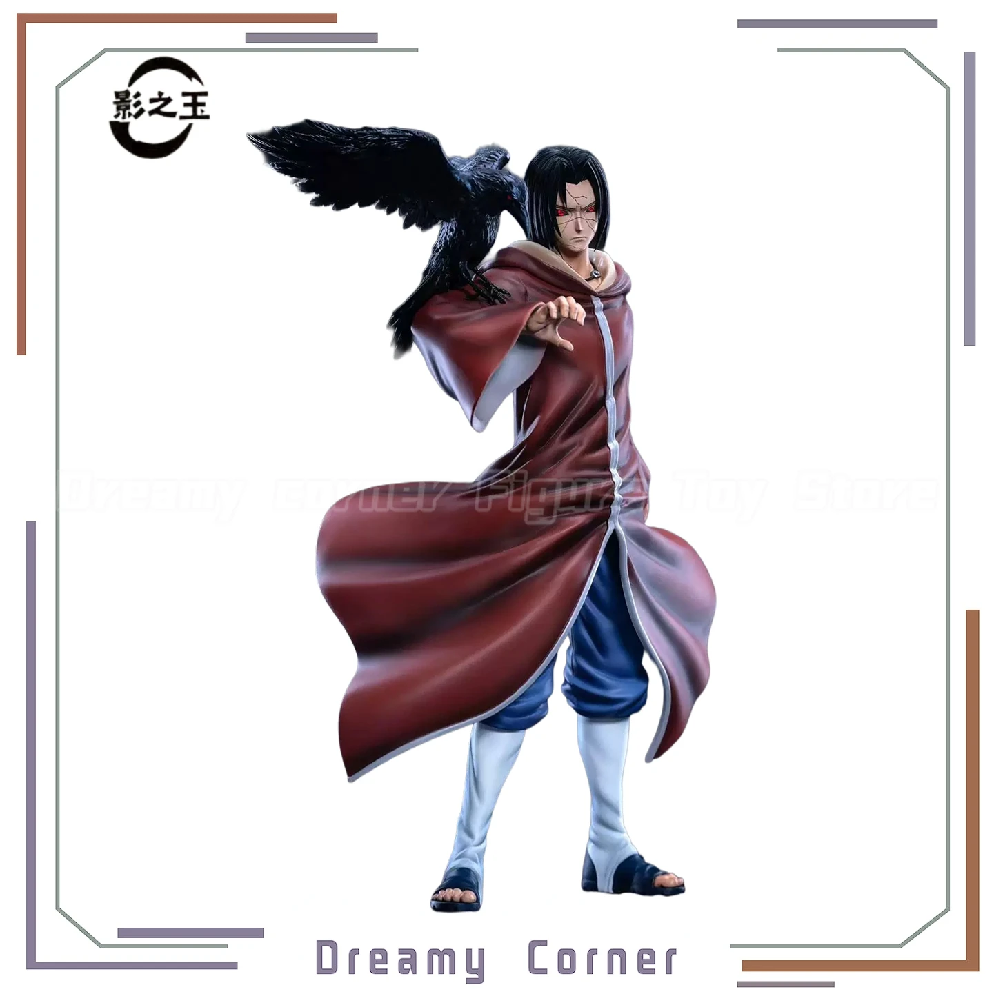 

【В наличии】Оригинальная фигурка Yingzhiyu Studio NARUTO Uchiha Itachi в масштабе 1/6, коллекция игрушечных моделей