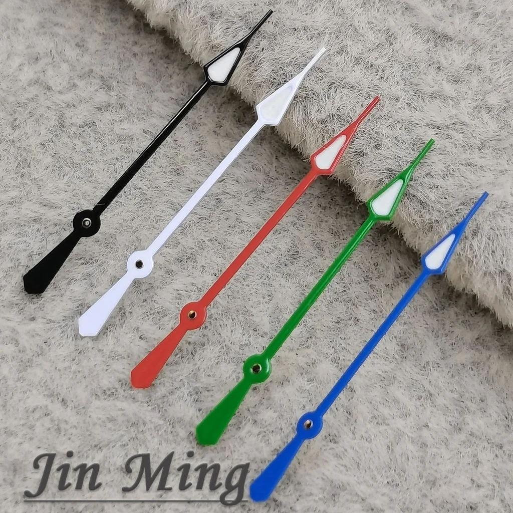 Orologio di alta qualità lancette dei secondi singole 13mm per NH35 NH36 7S26 7S36 4R35 4R36 movimento orologi accessori C3 verde luminoso