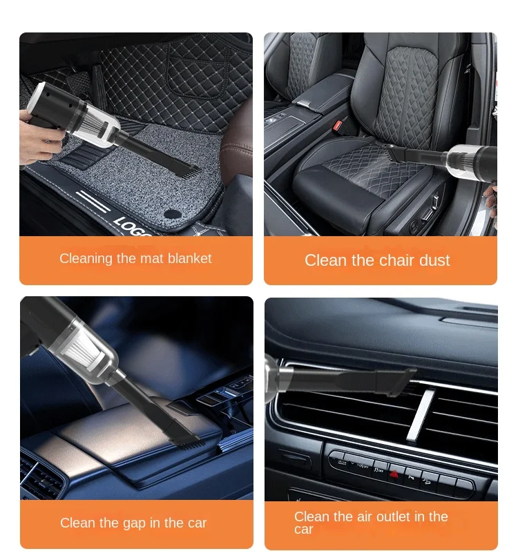 Mehrzweck-Handstaubsauger für Autos, tragbarer kleiner Handstaubsauger für Fahrzeuge, Zuhause, Büro, Innenräume und Haushaltsreinigung. – Detail 10