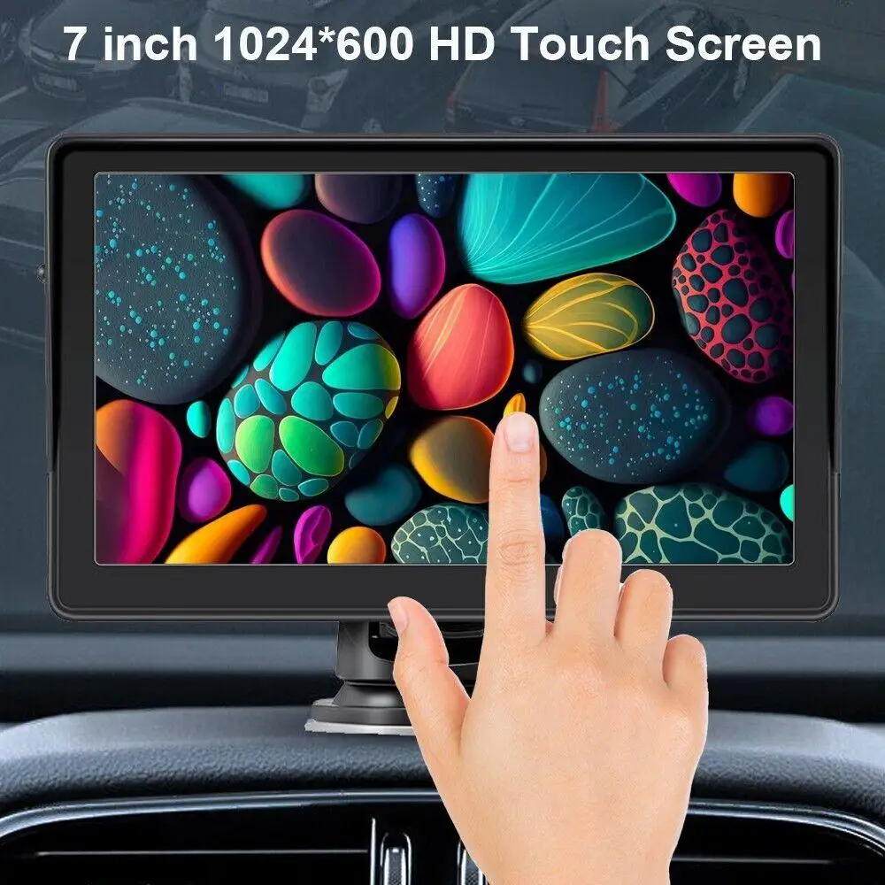 7inch Car Radio Multimedia Video Player Wireless Carplay And Wireless Android Auto Touch Screen With AUX USB