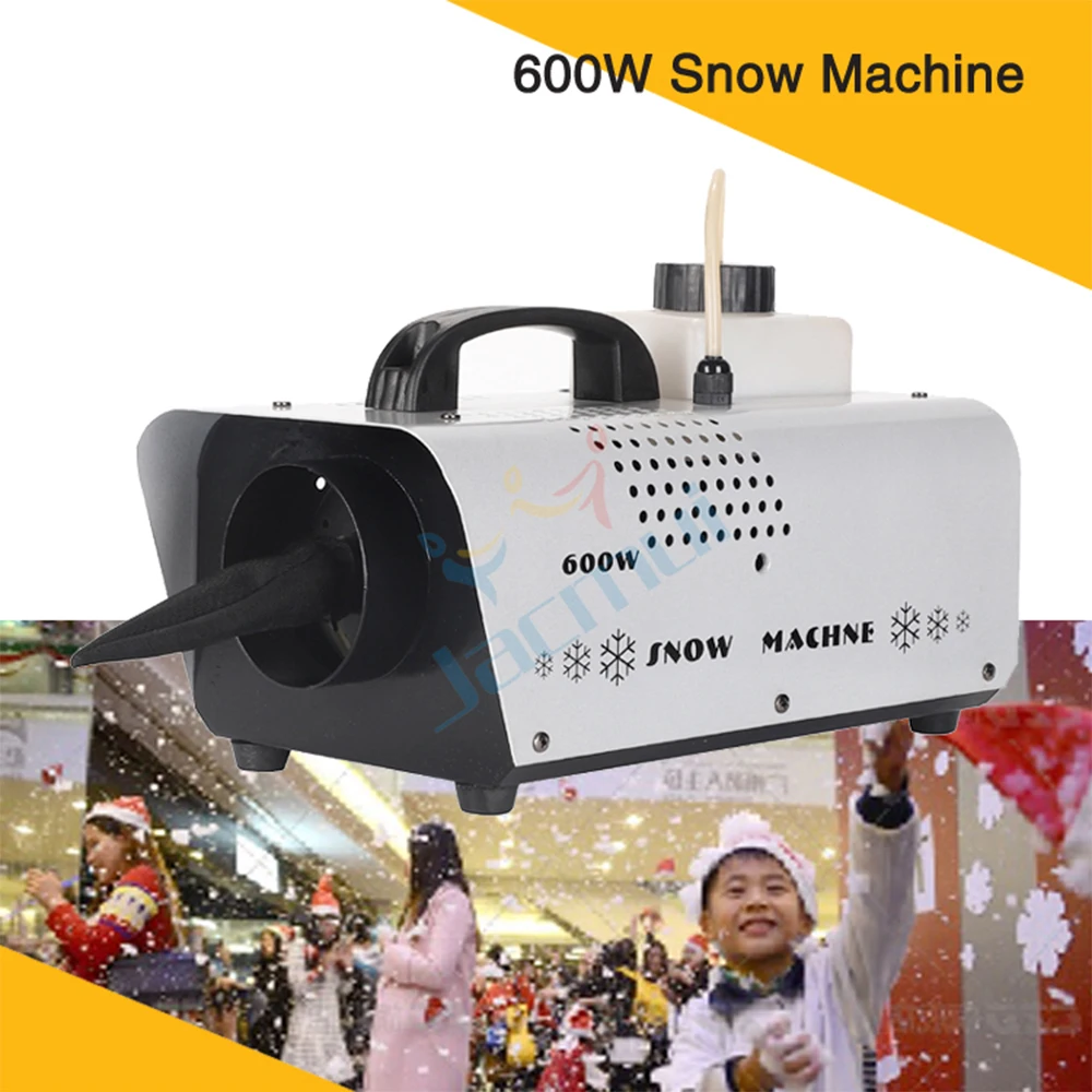 DJ Equipment Stage Effect Snow Machine 600W Disco Wedding Party Machine Stage Snow Machine With Remote Control