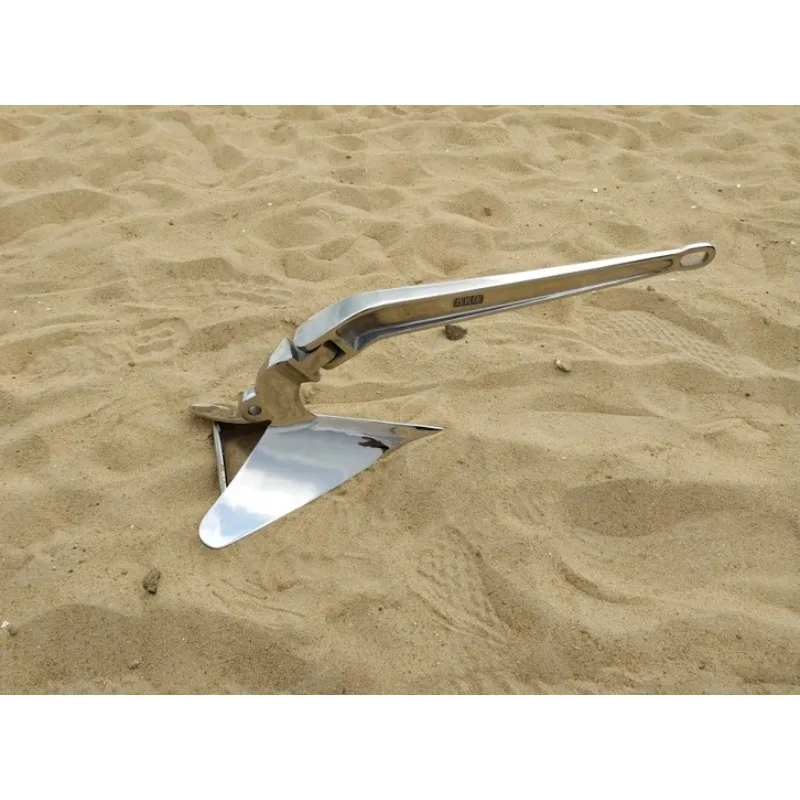 Marine Triangular Boat Anchor Stainless Steel High-grip Hardware Plow Anchor Suitable for Yachts in Various Customizable Sizes