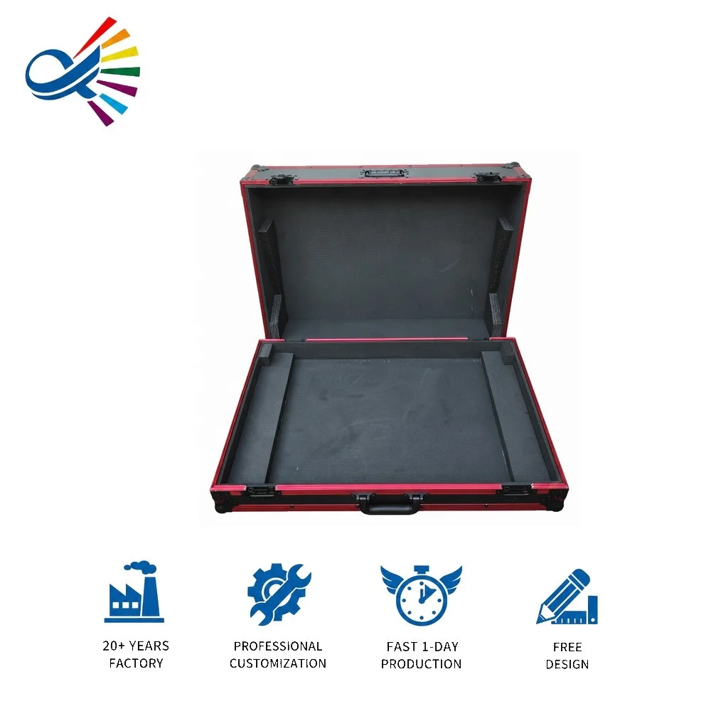 Professional Line Aluminum ATA Flight Case OEM/ODM Customizable Heavy Duty Flightcase With EVA Lining For Digital Mixer QU7