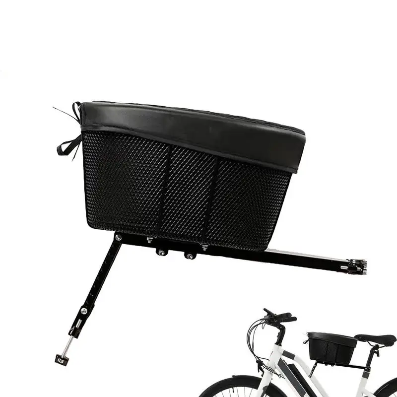 

Handlebar Pet Carrier Cycle Handlebar Front Basket Waterproof Folding Detachable Basket Multi-Purpose For Small Pets