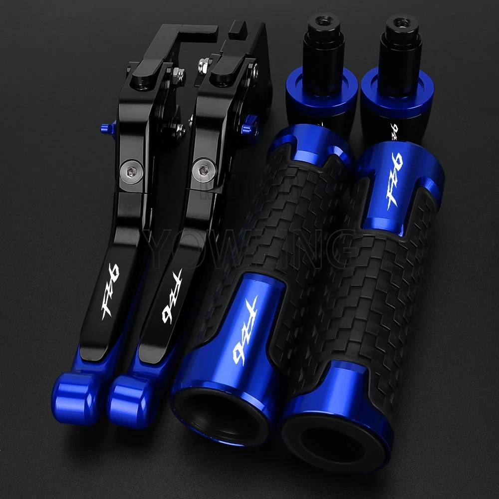 

For Yamaha FZ6 FZ 6 FAZER 2004-2010 2009 2008 Motorcycle Adjustable Folding Extendable Brake Clutch Lever Handlebar grips Ends