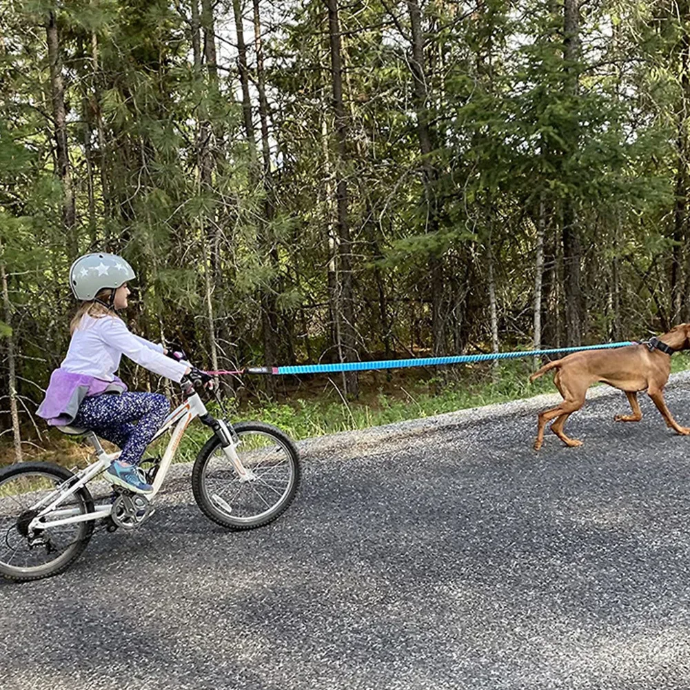 Tow Rope Bicycle Tow Bungee Child Cycling Stretch Pull Strap for Long Cycling Adventures Elastic Parent-Child Nylon Tow Rope