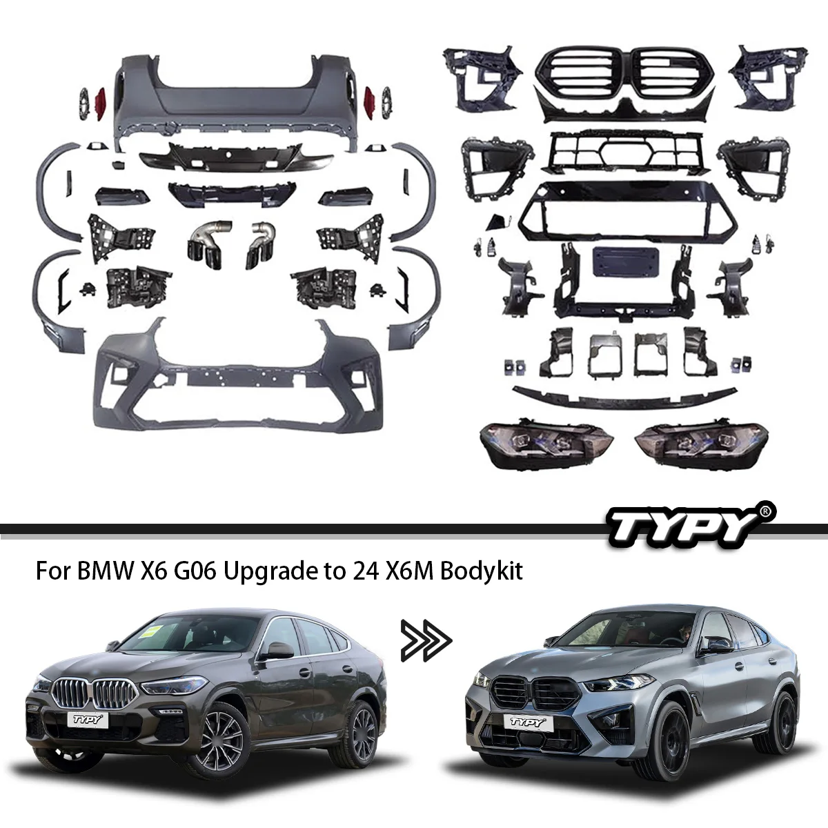 BMW X6 G06에 타이프리 바디킷을 장착한 후 정말로 달라진 점은?