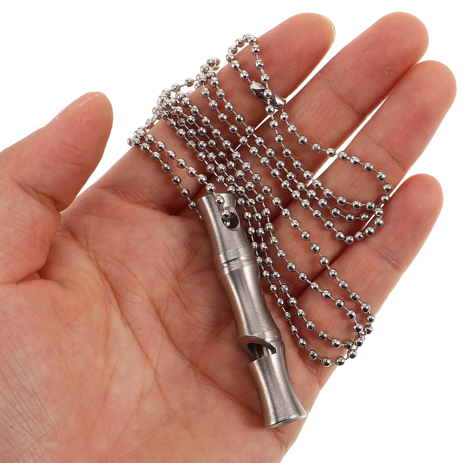 

Outdoor Survival Whistle Stainless Steel Portable High Intensity Sound Dog Training Hiking Camping Emergency Lightweight