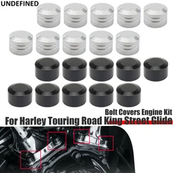 Motorcycle Head Bolt Cover Schrauben Motor Bolts Cap Screw Cover 10pcs For Harley Twin Cam Touring Softail Dyna Sportster XL 883