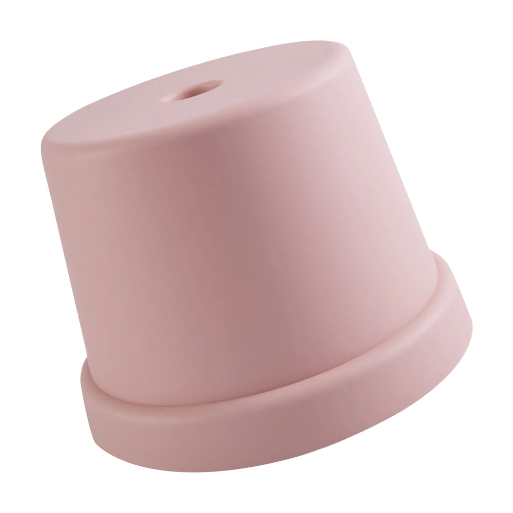 Taburete de plástico para niños, taburete antideslizante para cambiar zapatos, rosa, pequeño sentado, resistente, ligero, portátil, seguro para niños
