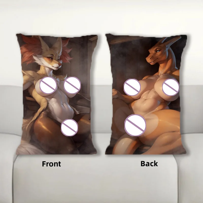 

Dakimakura Anime Pocket Sofa Cushion Body Pillow Cover Double Side Print Bedding Throw Pillow Case