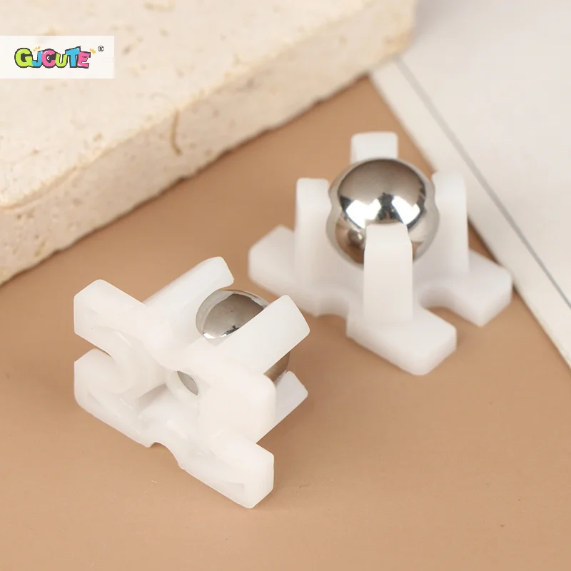 Rueda Universal de bola de acero, 2 ruedas para chasis de coche inteligente UNO, Bull Eye, ruedas universales de nailon MBOT N20, 1/2 Uds.