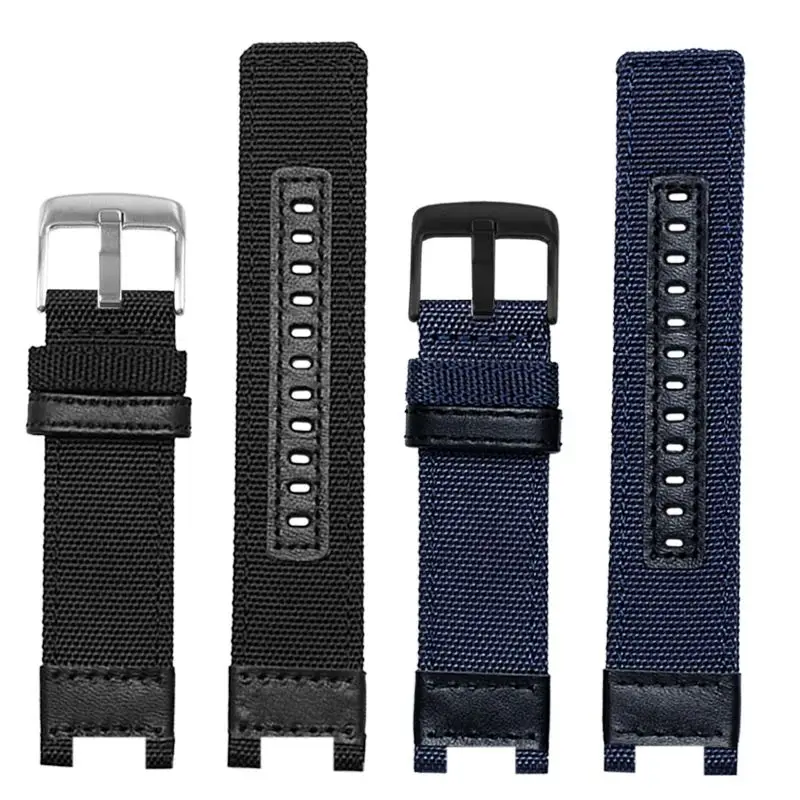 For Casio G-SHOCK GST-W120L S130L S310 GST-B100 Canvas nylon watch strap Breathable watchband notch men\'s accessories 24mm tools