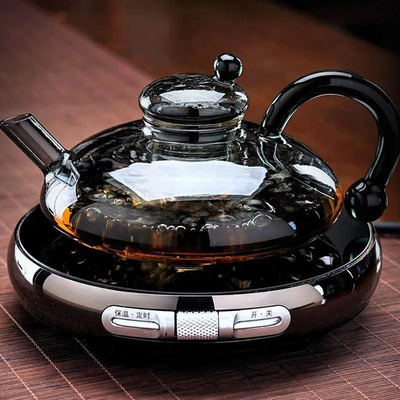 Electric ceramic stove, special glass kettle for making , maker, small stove, set 3