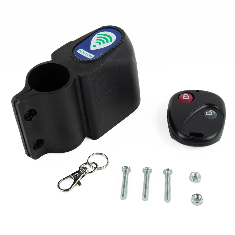 1 Set Motorfiets Draadloze Alarmvergrendeling Fiets Anti-Diefstal Beveiliging Met Afstandsbediening Inbraakalarm Accessoires