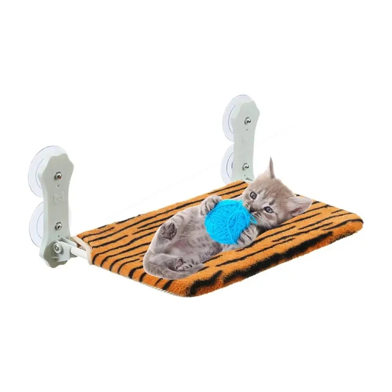 Cat Window Hammock Window Cat Bed with Suction Cup Folding Cat Seat Comfortable Cat Window Seat for Interior Walls Glass-A51M
