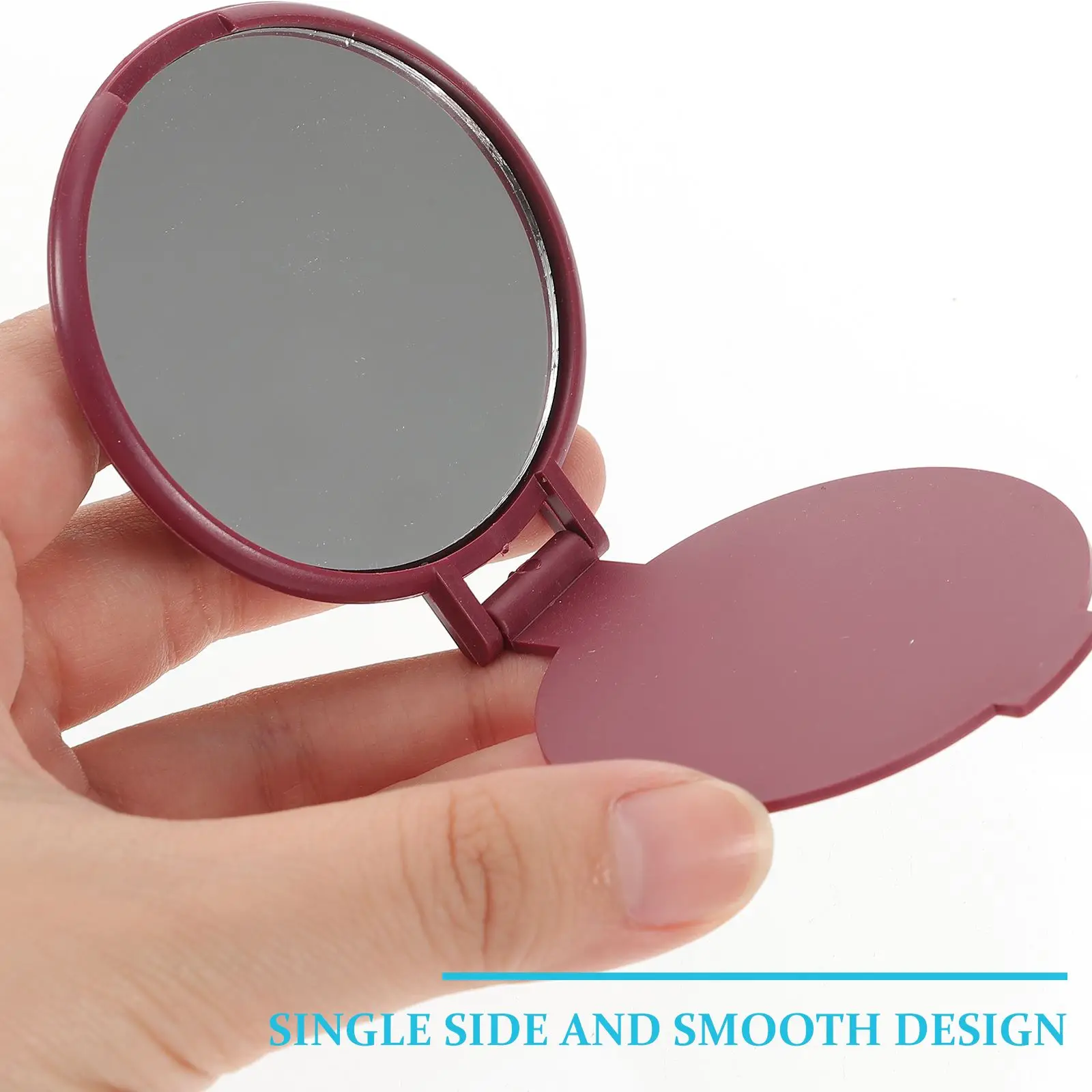 Foldable Pocket Mirrors Mini Pocket Mirrors Portable Outdoor Travel Pocket Makeup Pocket Mirrors for Girls Beauty (Random color)