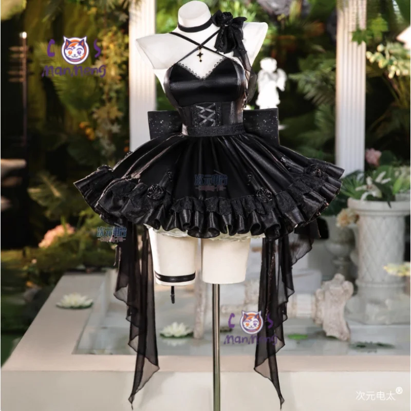 

Dorothy Doro NIKKE：The Goddess of Victory Cosplay Costume 2025 New Dawn Party Black dress accessory prop Halloween women set