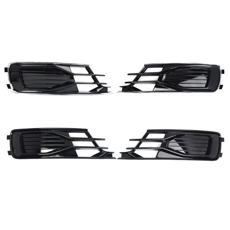 

Professional Left/Right Side Front Bumper Fog Light Cover Durable for A6C7 Dropship