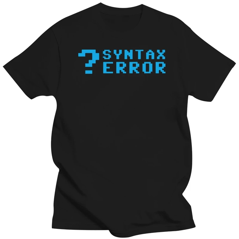 Getshirts-Best Of-T-Shirt-Retro Gaming syntax error - for fans of the c64