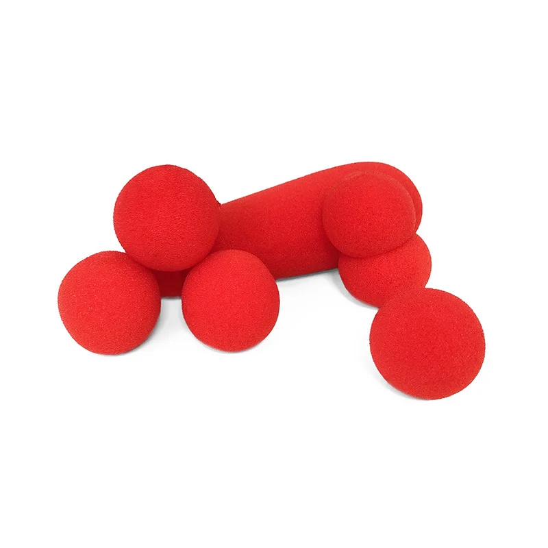Sponge Ball Magic Toy Standing Figure with Funny Design Hilarious Sponge Buddy Street Prank Close-up Magic Tricks Props