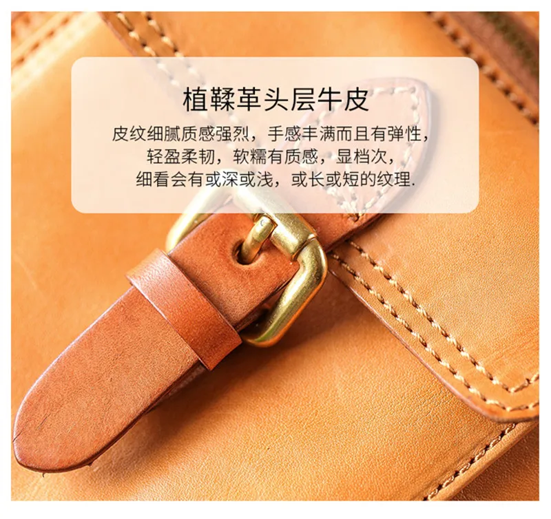 Modische Vintage-Handtasche aus natürlichem Echtleder für Damen, kleine Multi-Taschen-Organizer-Handtasche, Designer-Luxus-Schultertasche aus echtem Rindsleder – Detail 16