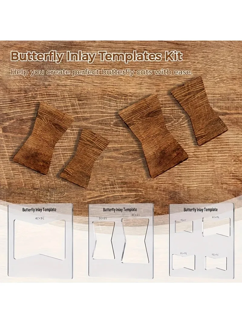 قالب ترصيع الفراشة لأعمال النجارة وجهاز التوجيه والقوالب الزخرفية ، 3 *