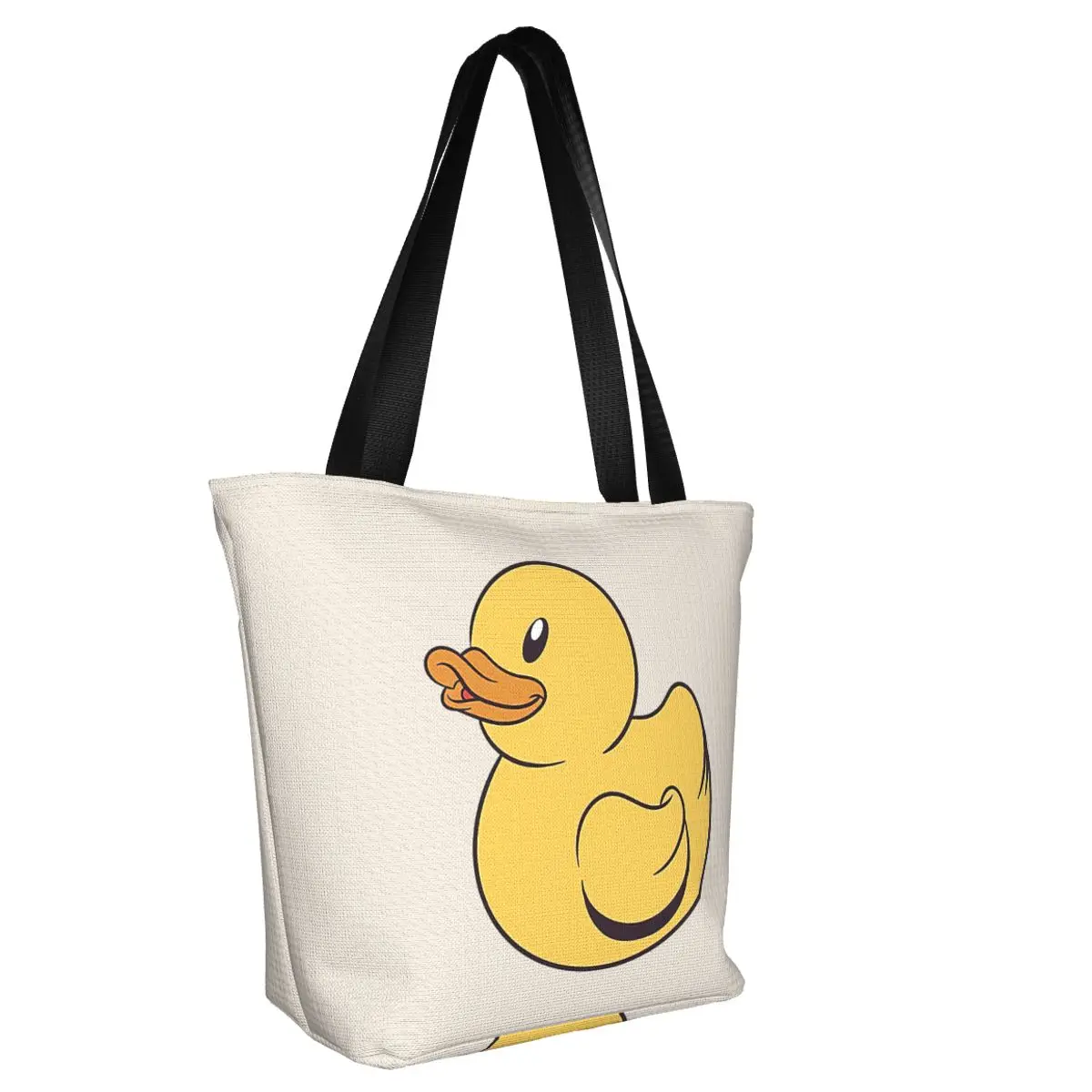 Plain Ole Rubber Duckie Saco De Compras Pano Estético Bolsa Ao Ar Livre Sacos De Moda Feminina