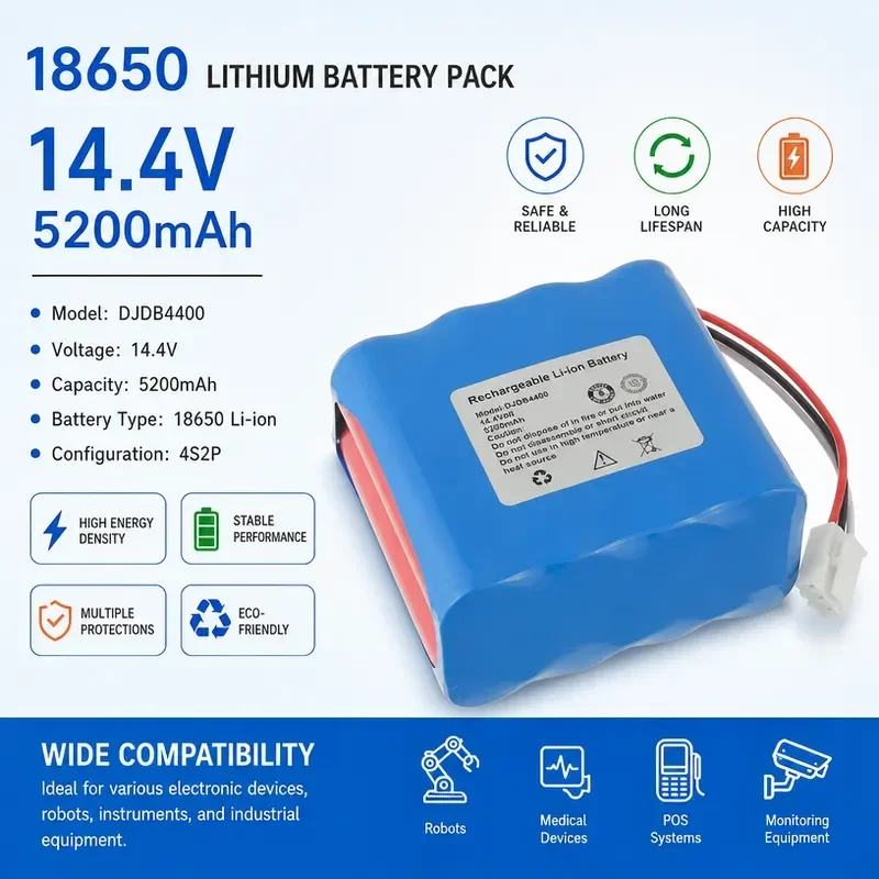 [NEW]  Replacement Battery for CMICS ECG-1212 DJDB4400 High Quality Direct Sales Reliable Performance Long Lasting Power Supply
