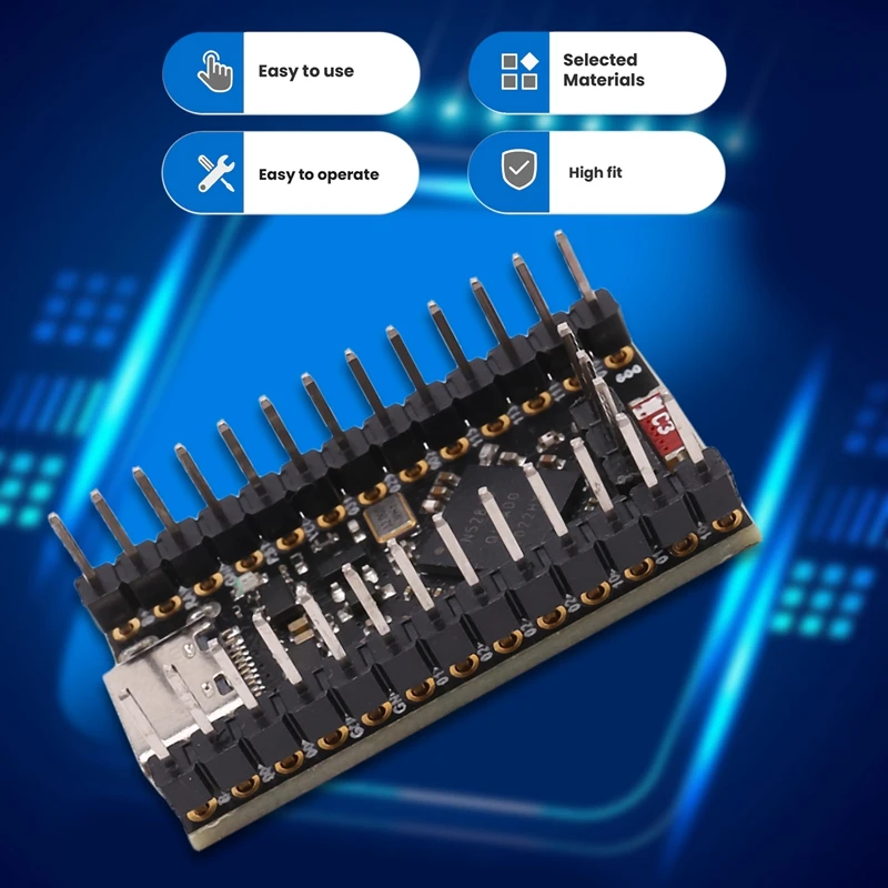 Promicro Development Módulo Board, Compatível com Nice Nano V2.0, Módulo portátil azul, NRF52840
