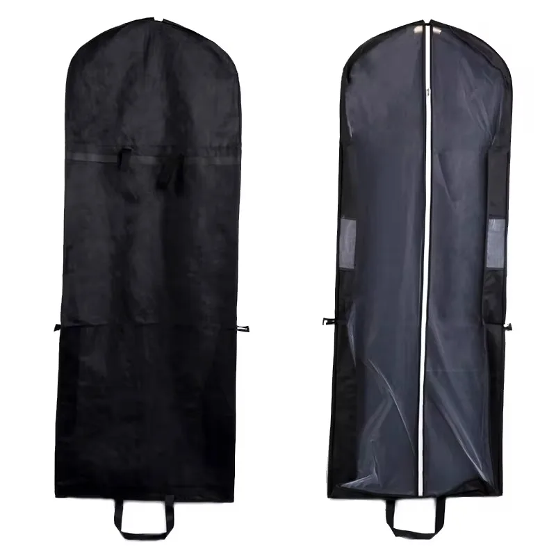 Wedding Dess Dust Bag Non-woven Fabric Clothes Dust Proof Evening Dress Dust Cover Bridal Garment Storage Bag 150/180cm