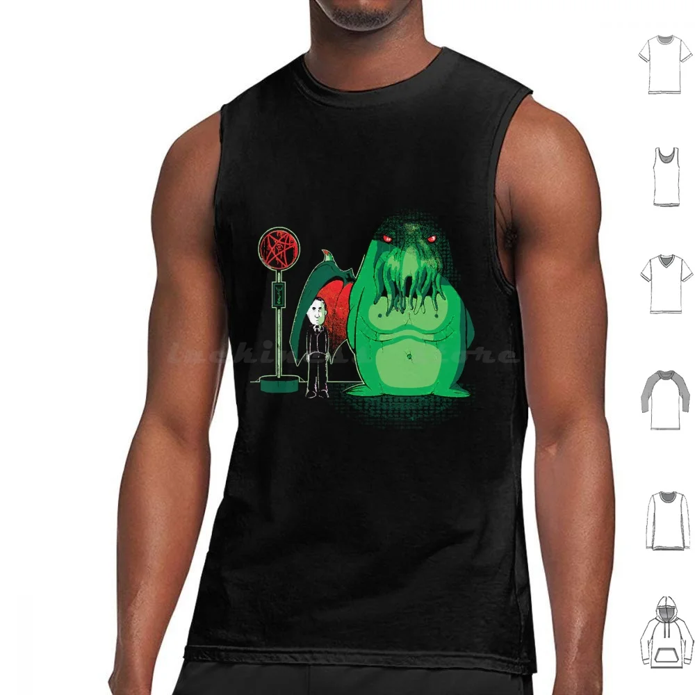 

Cthulhu Waits Tank Tops Print Cotton Bizarre Call Of Cthulhu Cosmic Cosmic Horror Cthulhu Deep Evil God Hp Kraken