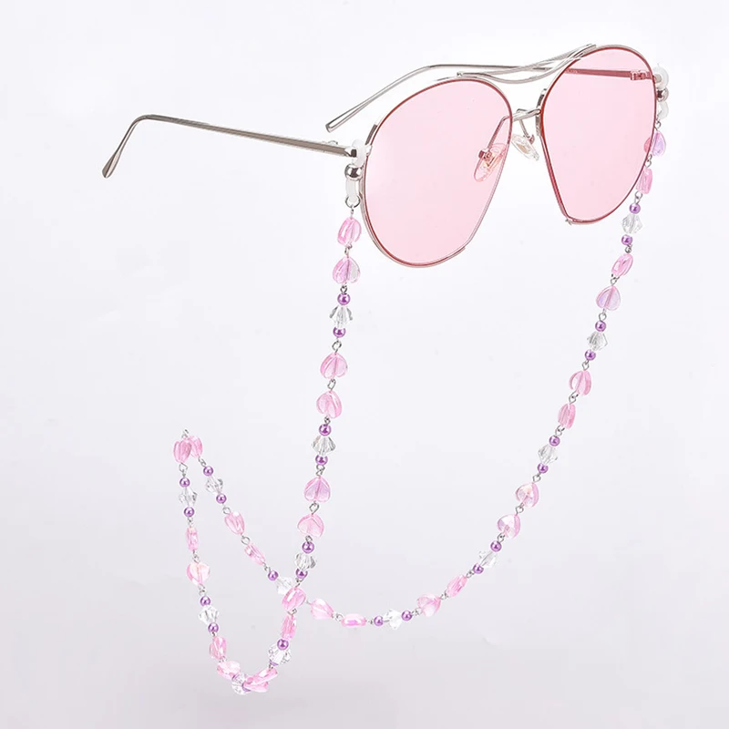 

Boho Fashion Women's Glasses Chain Colorful Beaded Eyeglass Cord Handmade Casual Sunglasses Accessory Mask Hanging Strap Gifts