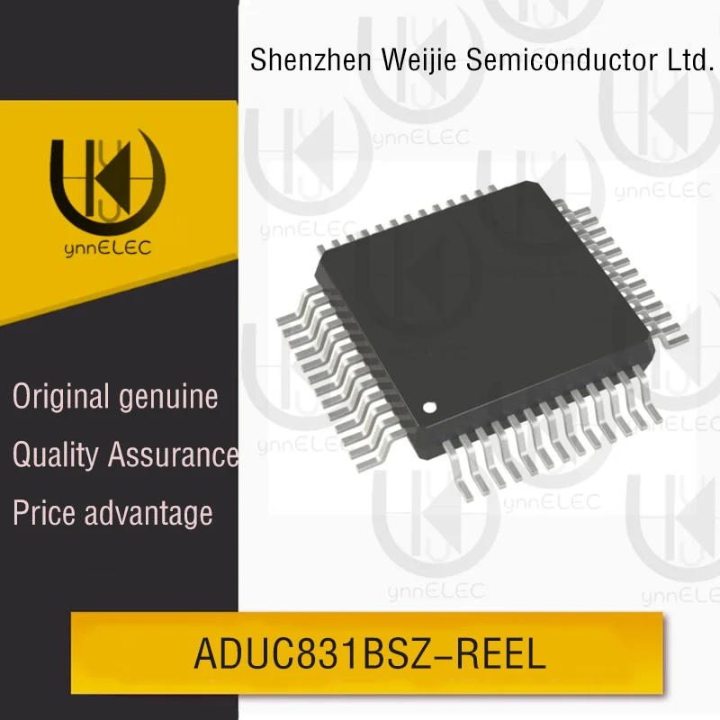 

Original ADUC831BSZ-REEL MCU | 8052 Core | 62KB Flash | 12-bit ADC | LQFP-52