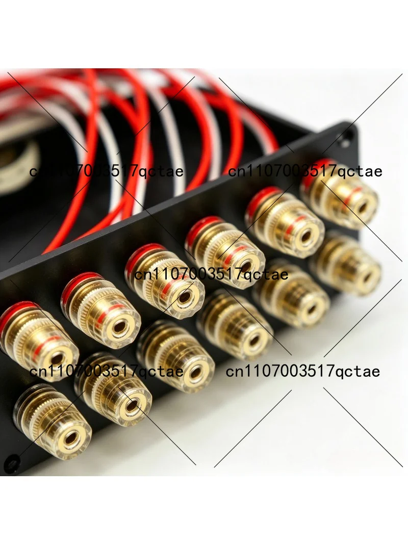 3 in 1 Out Passive Audio Switcher for HiFi Amplifier Speaker Selector, Music Playback Chooser