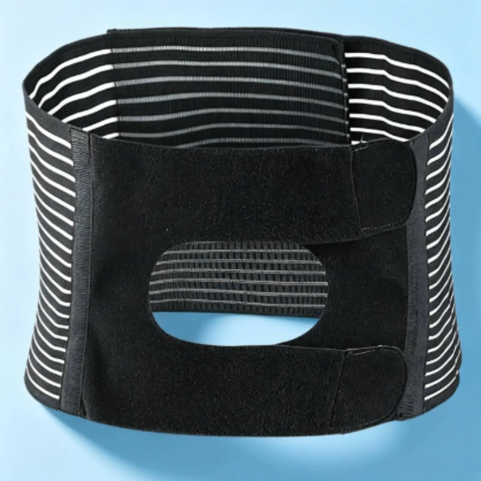 Adjustable Ostomy Support Belt Ventilated Medical Nylon Abdominal Wrap Stoma-friendly Hernia Aid for Routine Wear