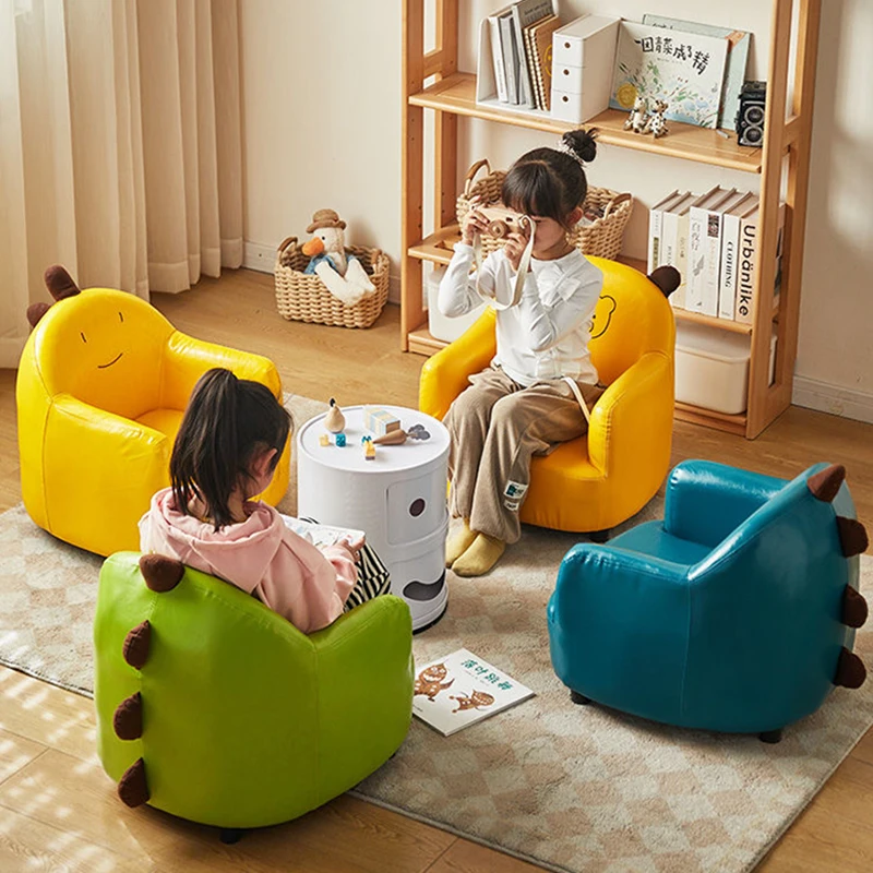 Multi-Style Children's Sofa Cute Single Seat Cartoon Baby Little Sofa Girl Sofa Princess Bedroom Livingroom Lazy Sofa Chair