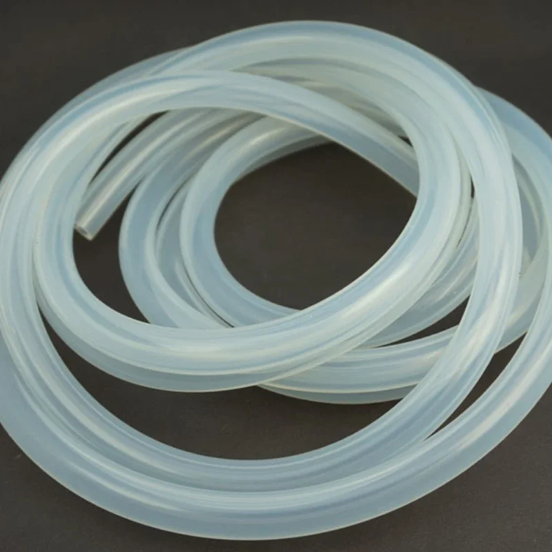 2 Meters Transparent Food Grade Silicone tube 8MM ID x 12MMOD Flexible Garden Rubber hose Aquarium Soft Tubing Hose