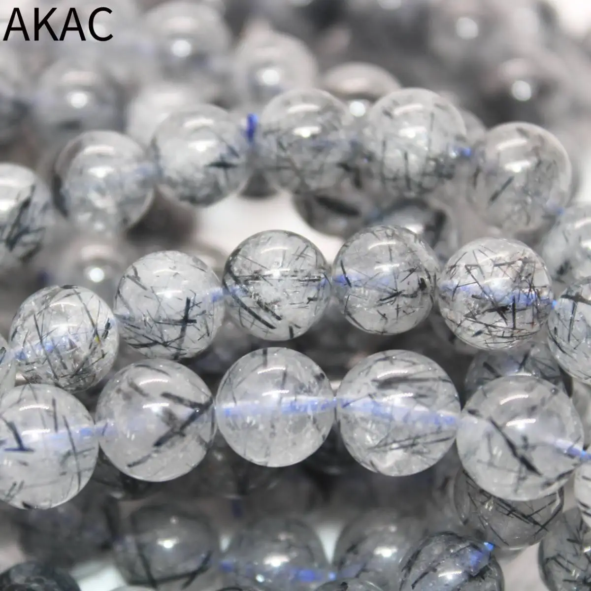 

1 браслет Approx8-10mm AKAC натуральные A + синие рутиловые бусины для браслета