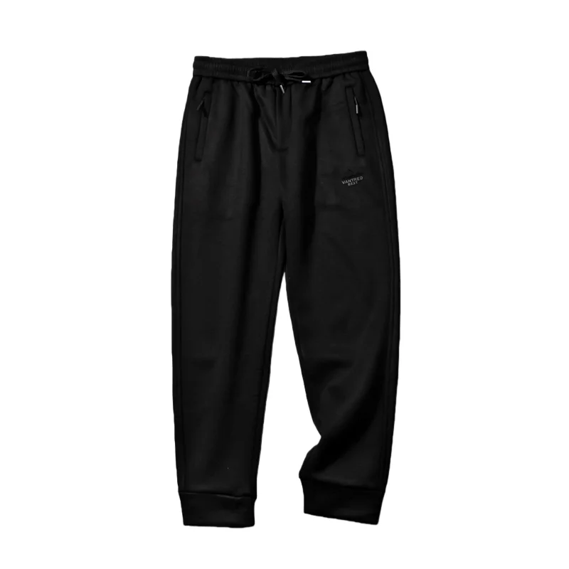 

Новые мужские утепленные зимние повседневные свободные брюки с флисовой подкладкой, ветрозащитные, молодежные, удобные, спортивные штаны