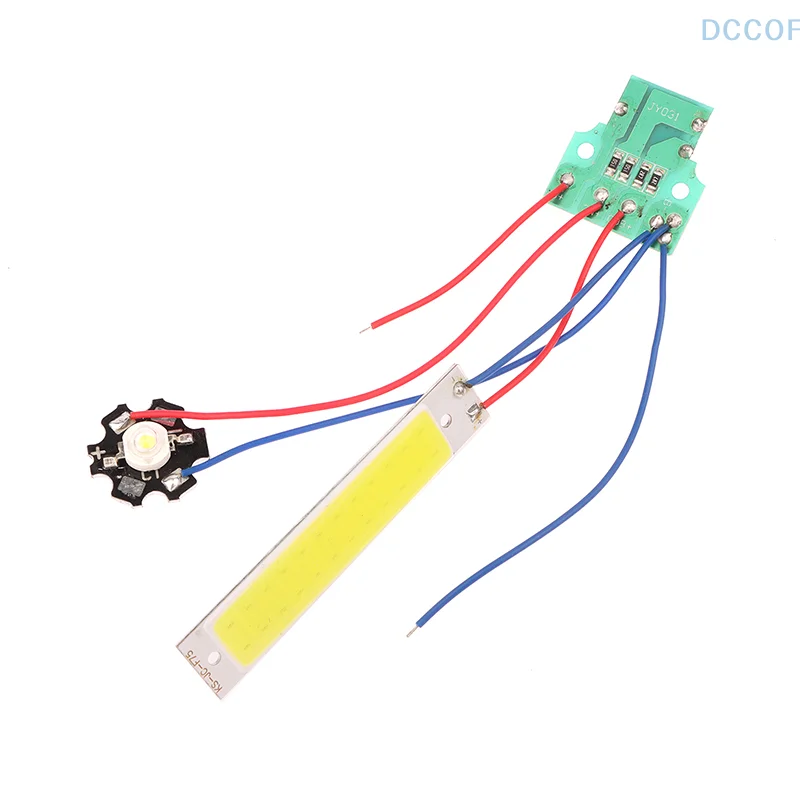 ダブルLED回路基板,デスクランプ,懐中電灯ドライバー,DIYアクセサリー,DC3.7V-5V