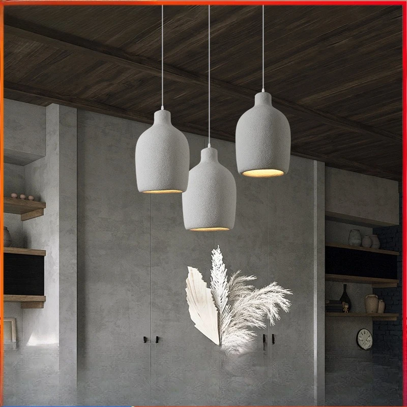 

Vintage Ceramic Jar Pendant Light for Restaurant Bar Hotel Coffee Shop Decorative Lighting Wabi Sabi Style Pendant Lamp