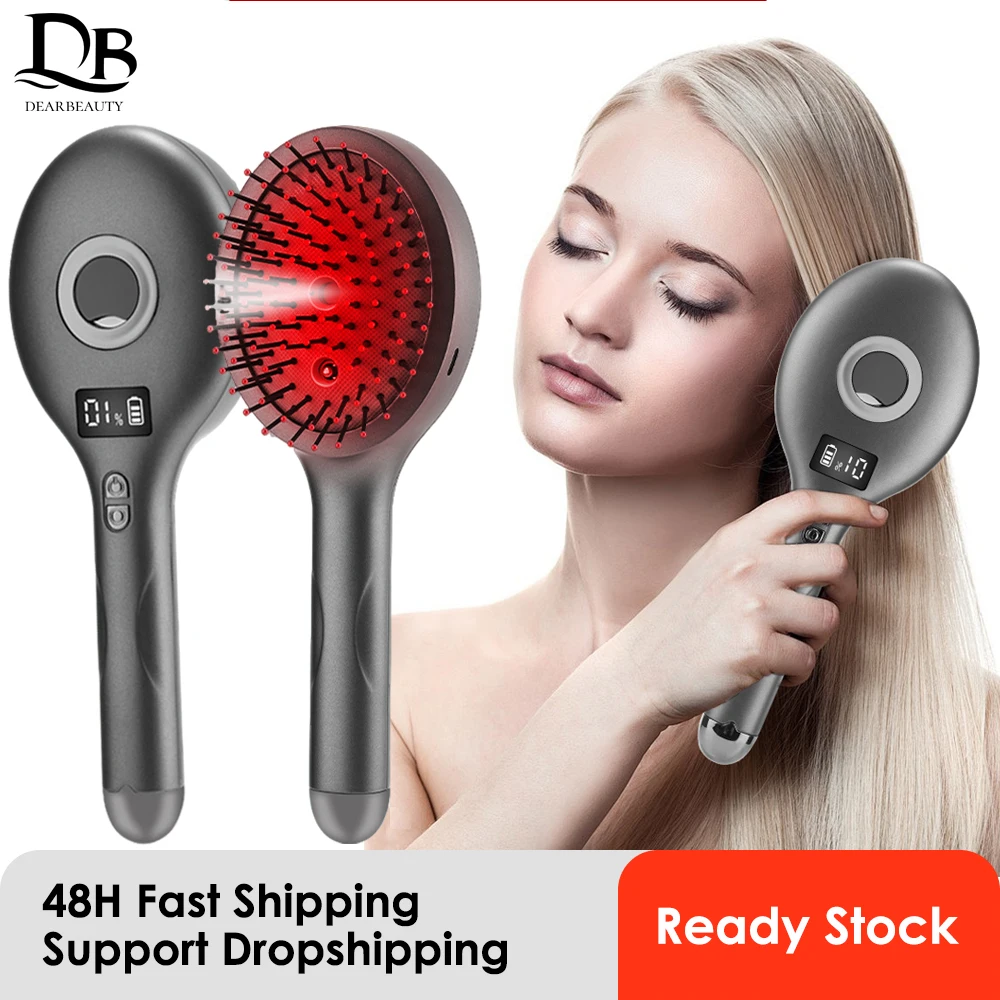

Electric Spray Massage Comb 4 Mode Scalp Application Liquid Comb Essential Oil Liquid Guide Hair Loss Prevention Scalp Care Tool