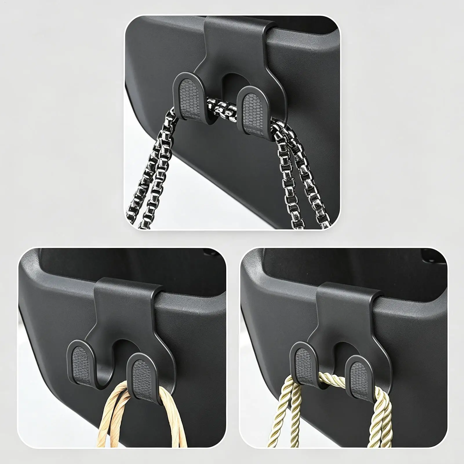 Motorcycle Helmet Hanger Riding Helmet Holder Bracket Multifunctional Motorcycle Hooks for Commuting Daily Camping Travel Hiking