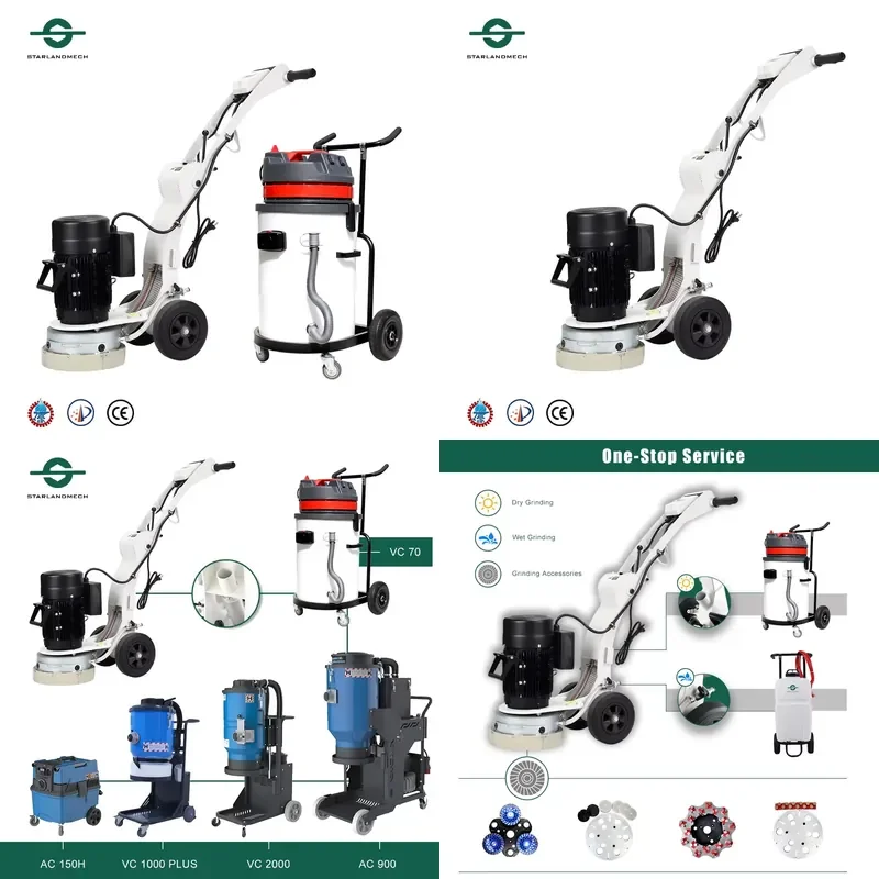 for FG250 Floor Grinder Concrete Grinder Polisher with Vacuum Cleaner