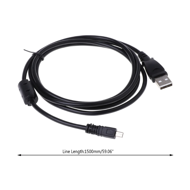 Camera USB Data Cable UC-E6 Cord 1.5M for Nikon Pentax With Ring