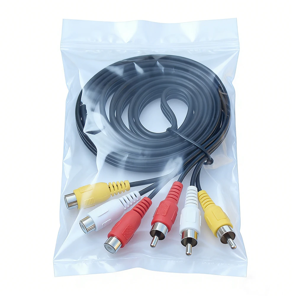 3RCA to 3 RCA Cable Audio Video AV Male to Female Extension Cable 1.5m 3m 5m