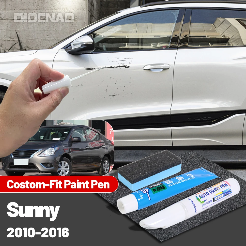 

Для Nissan Sunny N17 2010-2016 2011 2012 2013 2014 2015 автомобильная ручка для ретуши, ручка для ремонта царапин, средство для удаления царапин, уход за краской