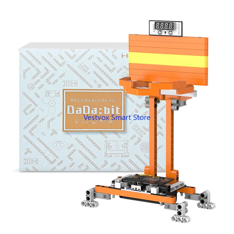 مجموعة مكعبات البناء الإلكترونية القابلة للبرمجة للأطفال من Micro:bit، روبوت تعليم صانع DaDabit Assembly DIY