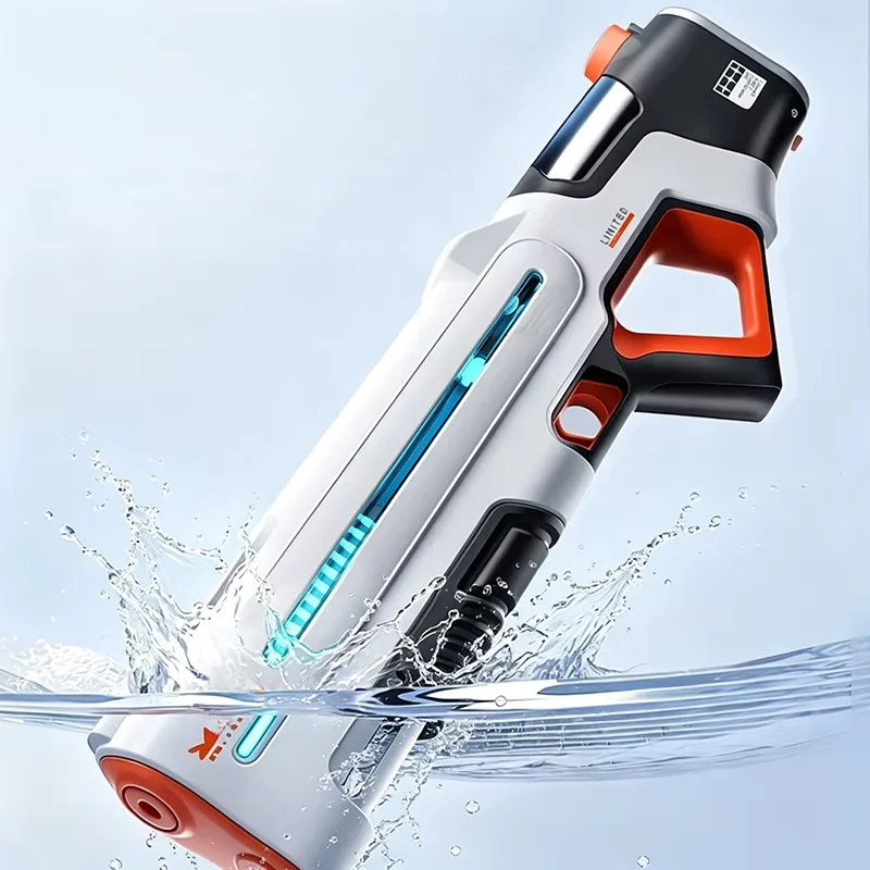 2026-new-pulse-colorful-flashing-electric-continuous-water-gun-toy-automatic-water-suction-large-capacity-adult-water-toy-gift